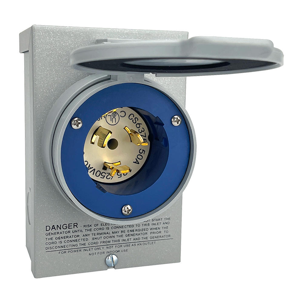 Reliance Controls® PB Series Power Inlet Boxes, 50A, 125/250V