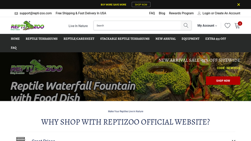 Reptizoo Provides The Perfect Reptile Habitats