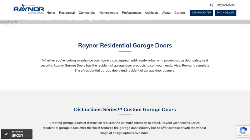 Residential Garage Doors