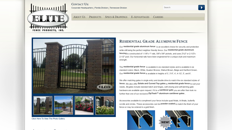 Residential Grade Aluminum Fencing