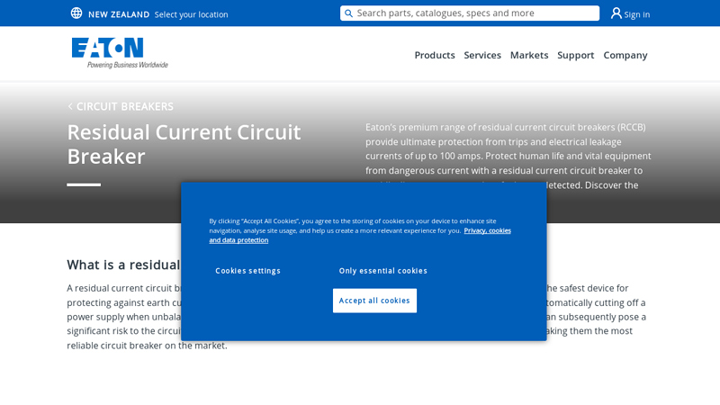 Residual Current Circuit Breakers