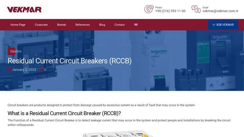 Residual Current Circuit Breakers (RCCB)