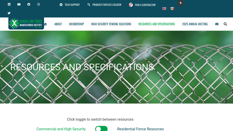 RESOURCES AND SPECIFICATIONS