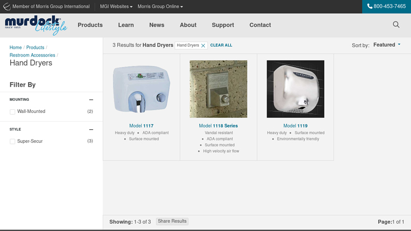 Restroom Hand Dryers