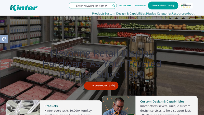Retail Display Hardware and Custom Display Solutions Kinter
