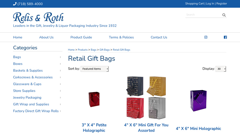 Retail Gift Bags