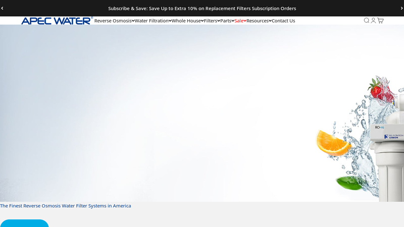 Reverse Osmosis Water Filter Systems