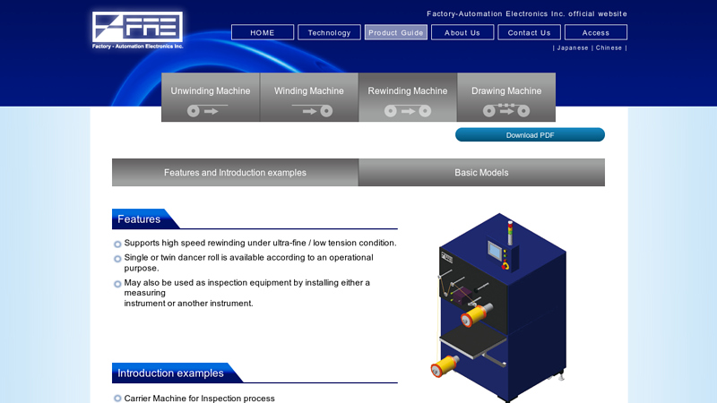 Rewinding Machine / Product Guide
