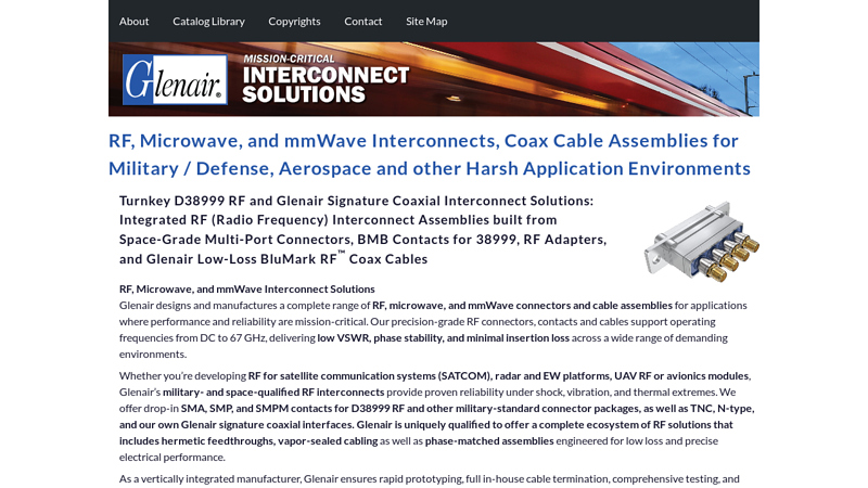 RF, Microwave, and mmWave Interconnects, Coax Cable ...
