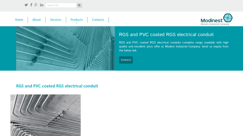 RGS and PVC coated RGS electrical conduit