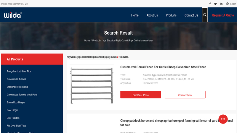 rgs electrical rigid conduit pipe