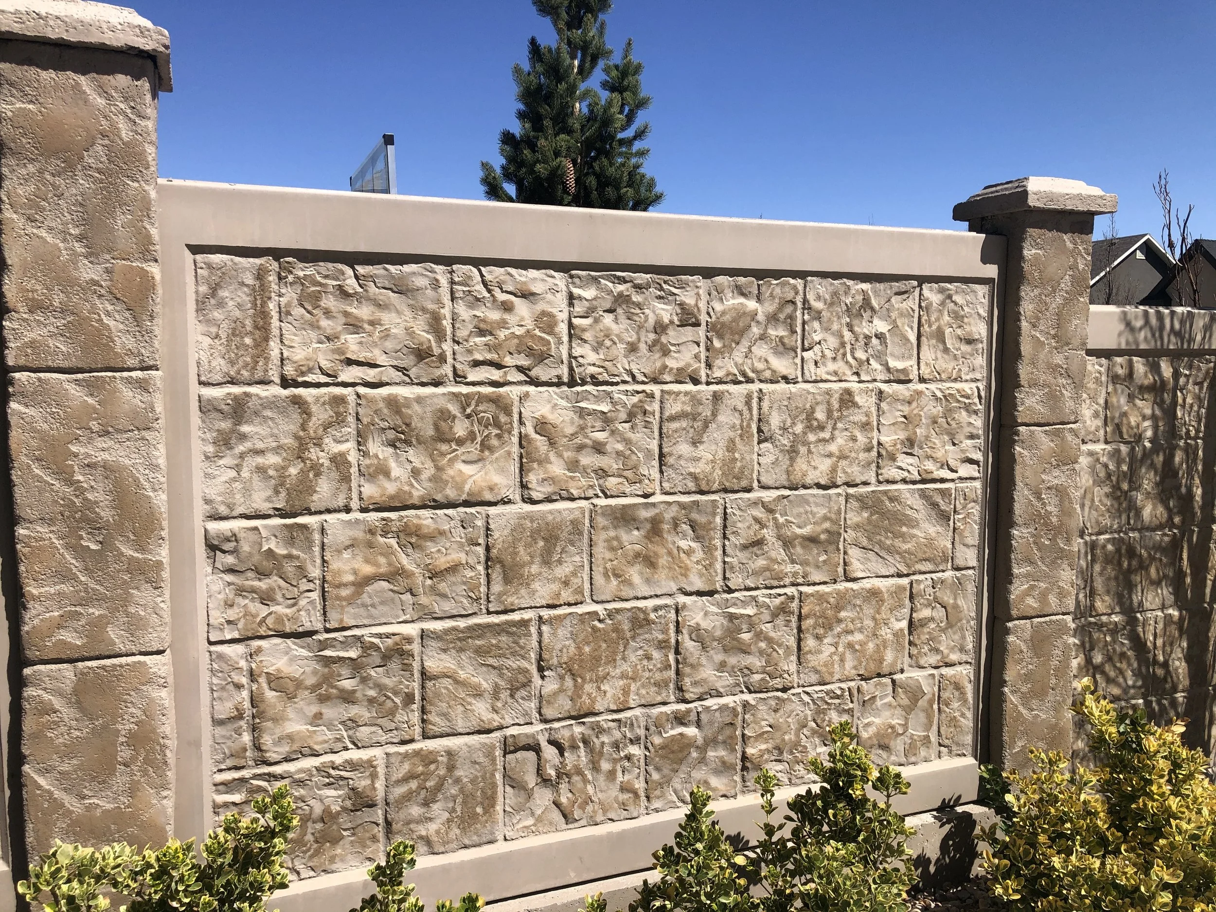 Rhinorock Lightweight Concrete Fencing