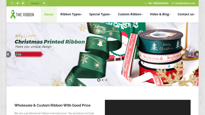 Ribbon Manufacturers, Wholesale Ribbon Suppliers, Custom ...