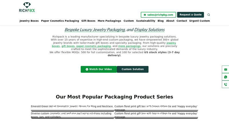 Richpack: Luxury Jewelry Packaging