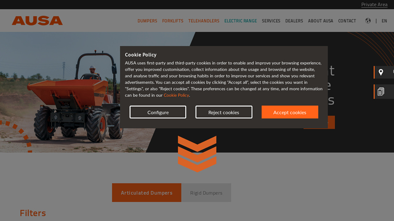 Rigid and articulated dump trucks