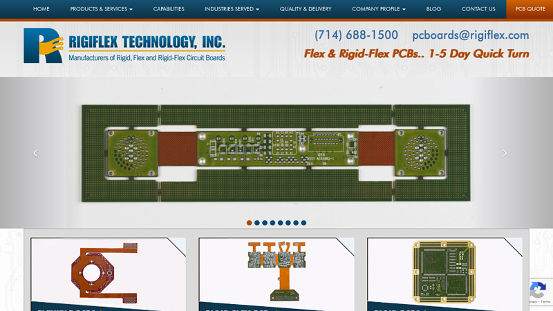 Rigid Flex Printed Circuit Board Manufacturer by Rigiflex Technology