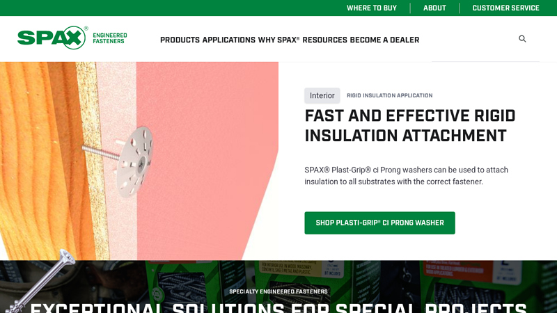 Rigid Insulation Screws and Anchors