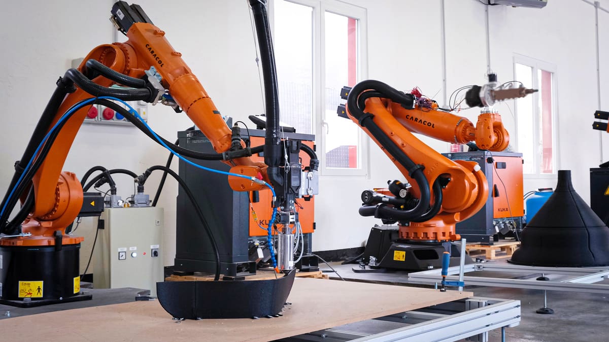 Robotic arm 3D printing