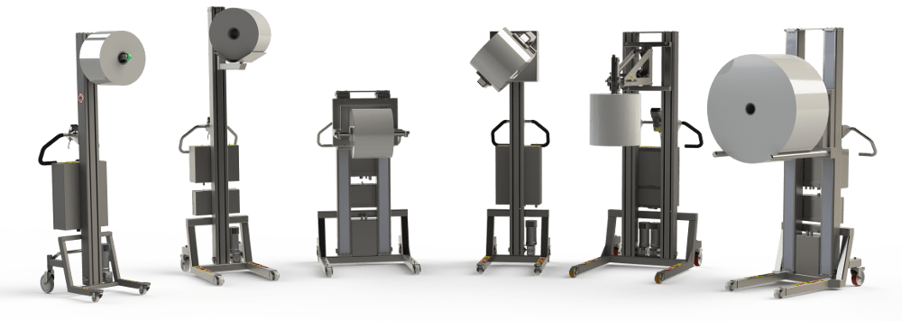 Roll, Reel, Shaft and Material Handling Equipment