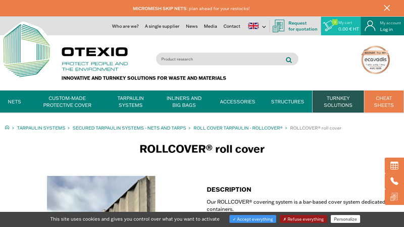 ROLLCOVER® roll cover