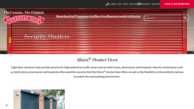 Rolling Security Shutters & Overhead Doors