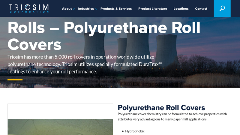 Rolls – Polyurethane Roll Covers