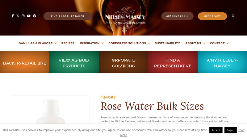Rose Water Bulk Sizes
