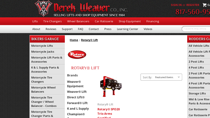 Rotary® Lift Products