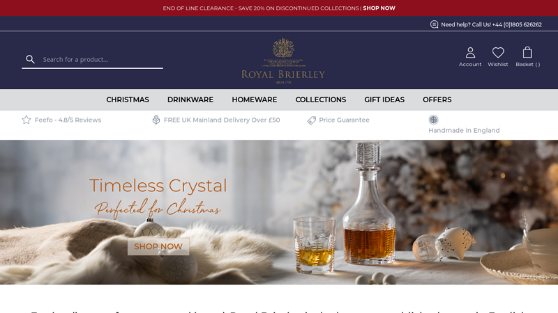 Royal Brierley English Crystal