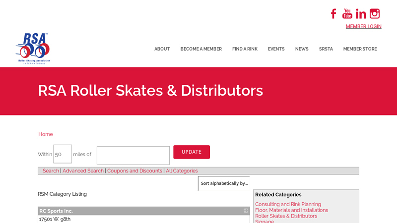 RSA Roller Skates & Distributors