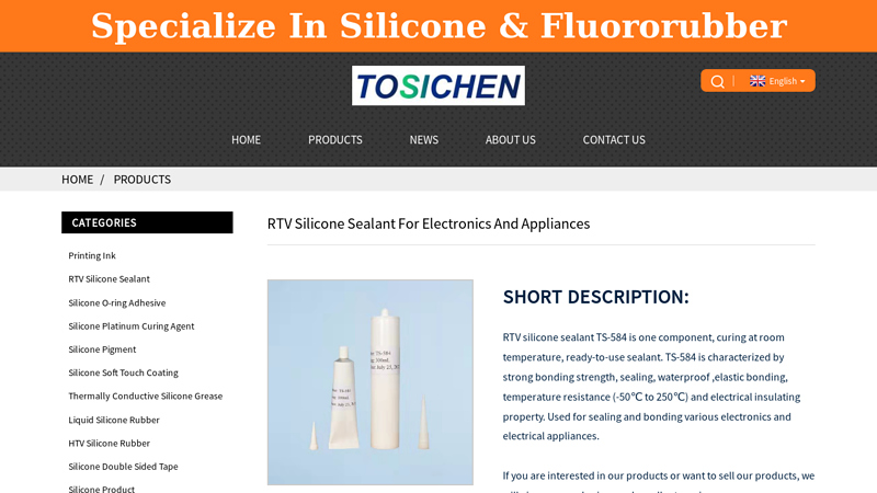 RTV Silicone Sealant For Electronics And Appliances