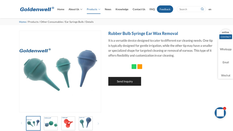 Rubber Bulb Syringe Ear Wax Removal