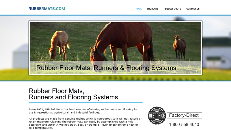Rubber floor mats for every industry. LRP Solutions, Inc.