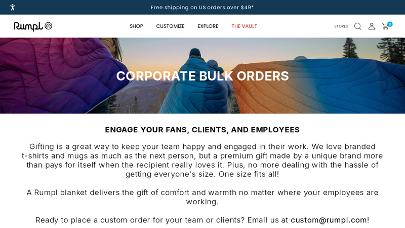 Rumpl Custom Blankets