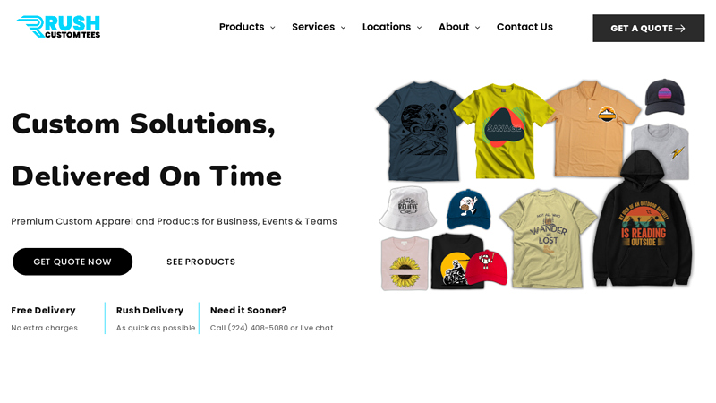 Rush Custom Tee custom t-shirts