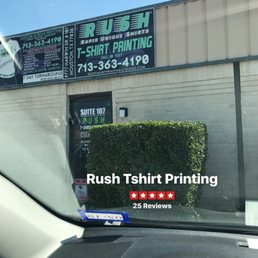 Rush T shirt Printing custom t-shirts