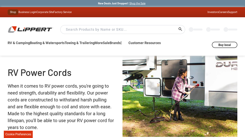 RV Power Cords for Safe and Reliable Electrical Connections