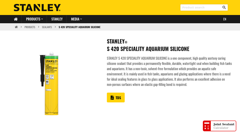 S 420 SPECIALITY AQUARIUM SILICONE