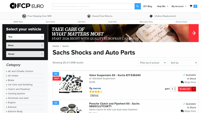 Sachs Shocks & Auto Parts