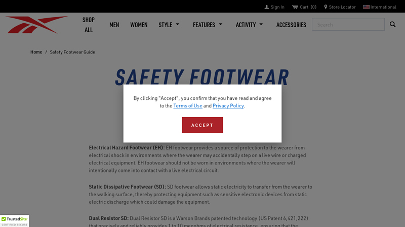 Safety Footwear Guide
