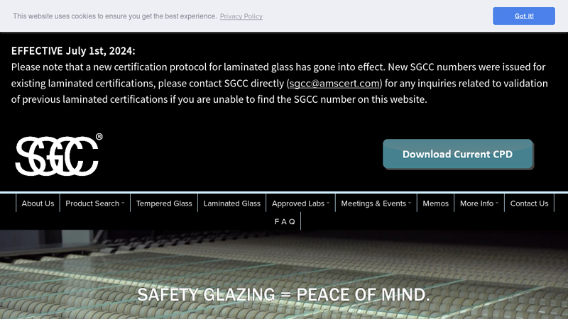 Safety Glazing Certification Council