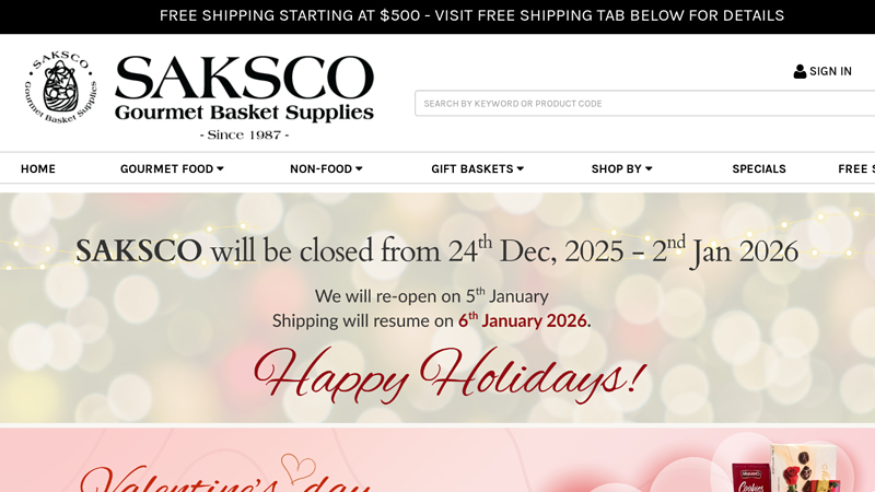 SAKSCO: +Gift Basket Supplies