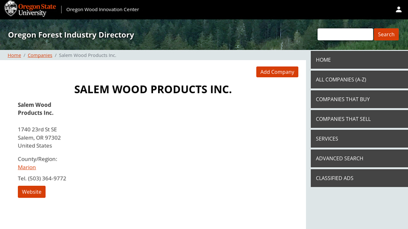 Salem Wood Products Inc.