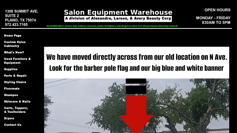 Salon Equipment Warehouse