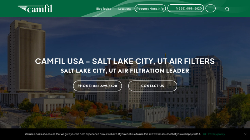 Salt Lake City UT air filter company
