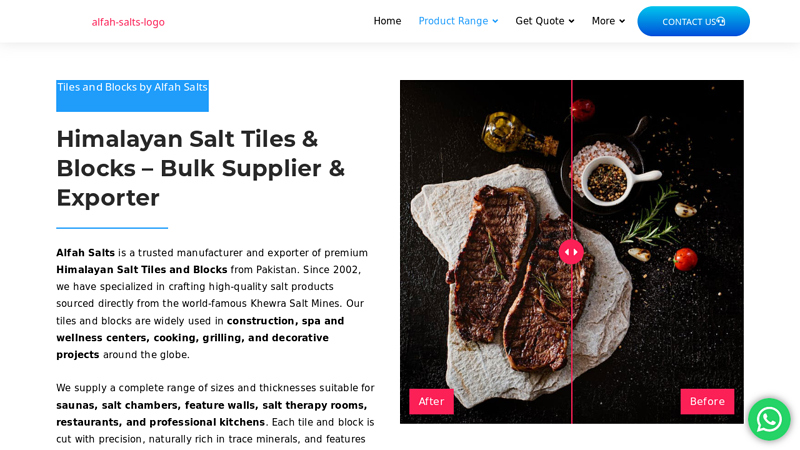 Salt Tiles And Blocks Exporter