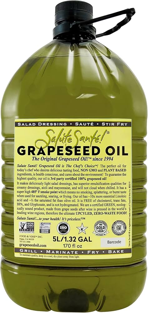 Salute Santé! Grapeseed Oil