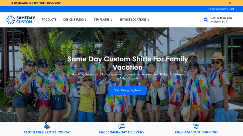 Same Day Custom Shirts For Family Vacation custom t-shirts