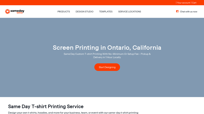 Same Day Custom T custom t-shirts