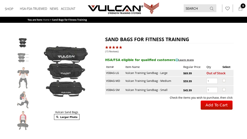 Sand Bags for Fitness Training